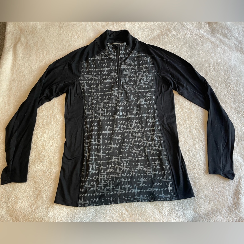 Smartwool Black Merino Sport Top